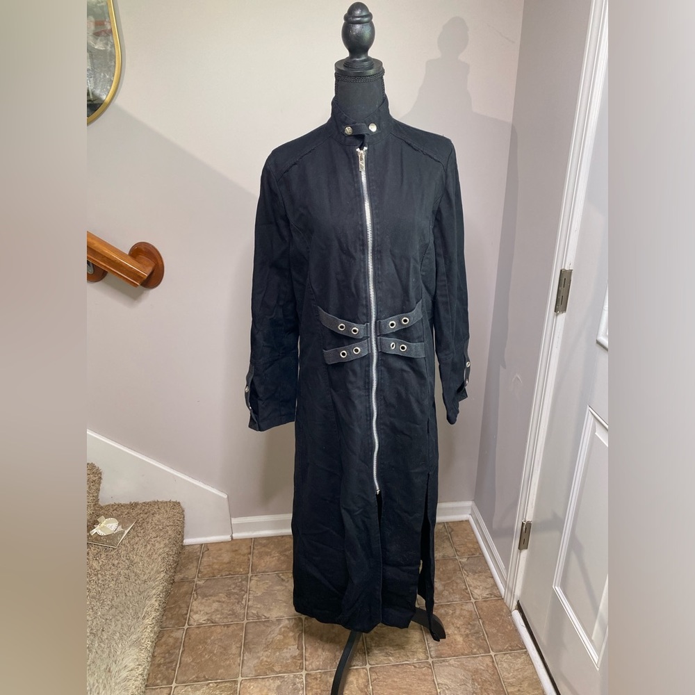 Men’s XS Tripp nyc Black Trench coat